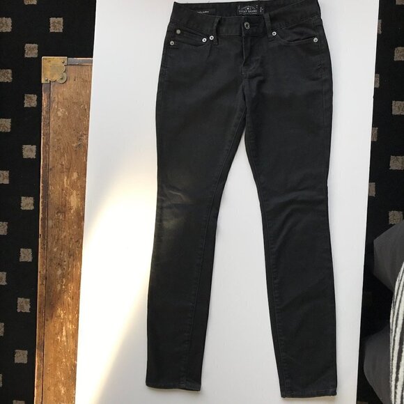 LUCKY BRAND Lolita Skinny Dark Grey Jean, Low-Rise Lightweight Denim 00/24 - Picture 7 of 16